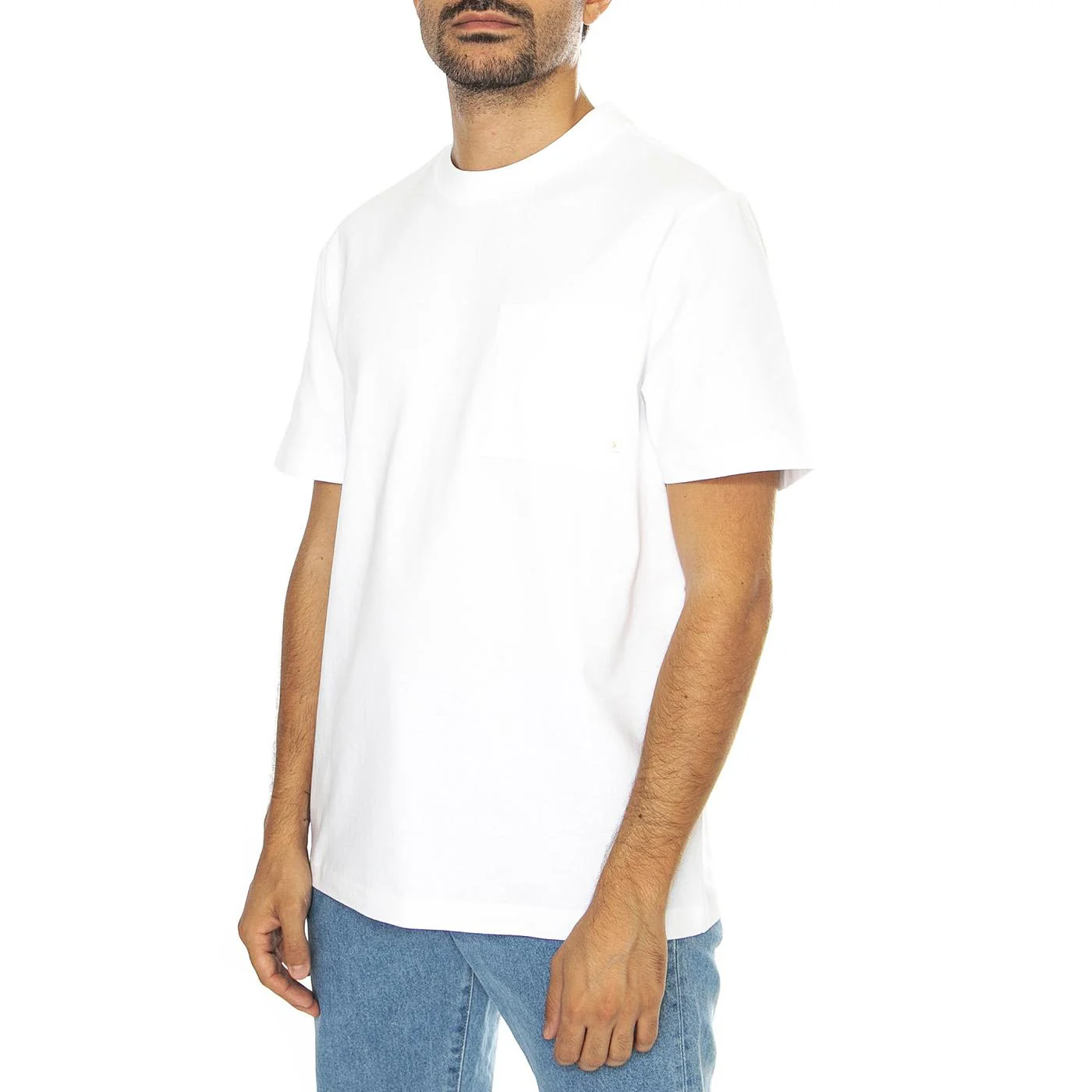 Stacy Pocket SS Tee White