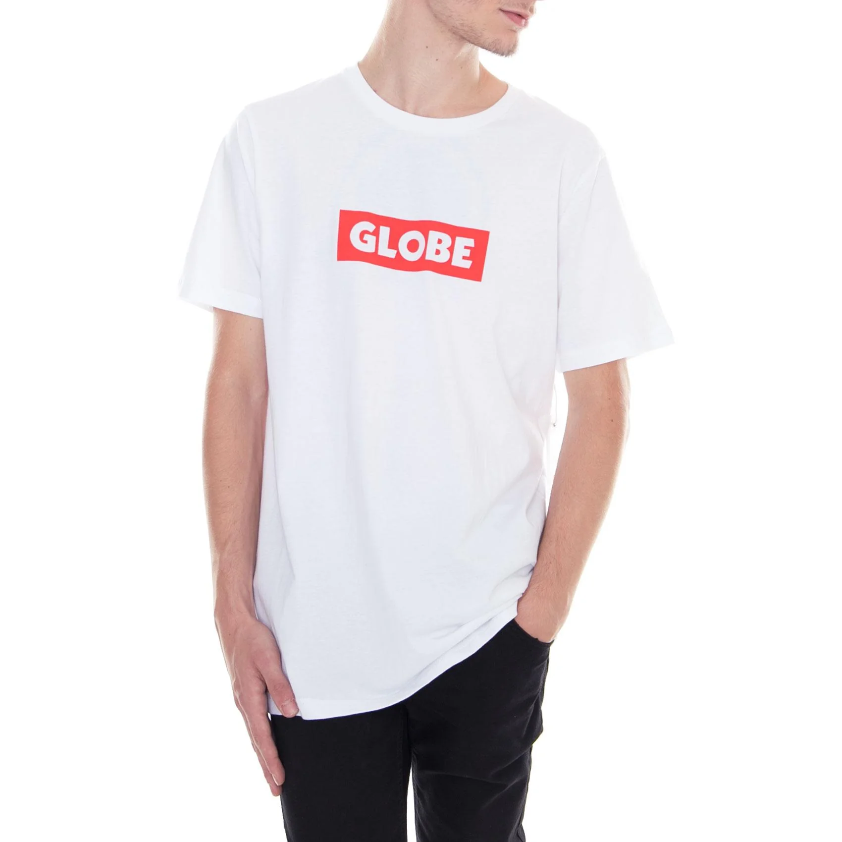 Box Tee - White - Maglietta Girocollo Uomo Bianca