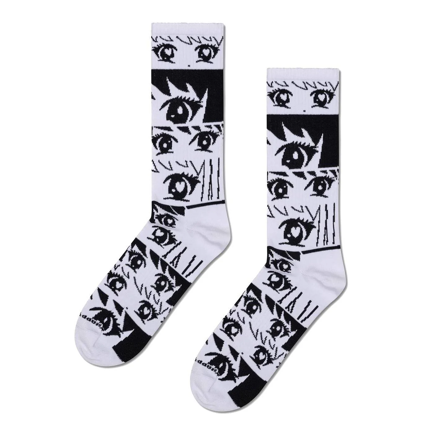 Anime Stripe Sneaker Socks - Multicolored Unisex Socks HAPPY SOCKS