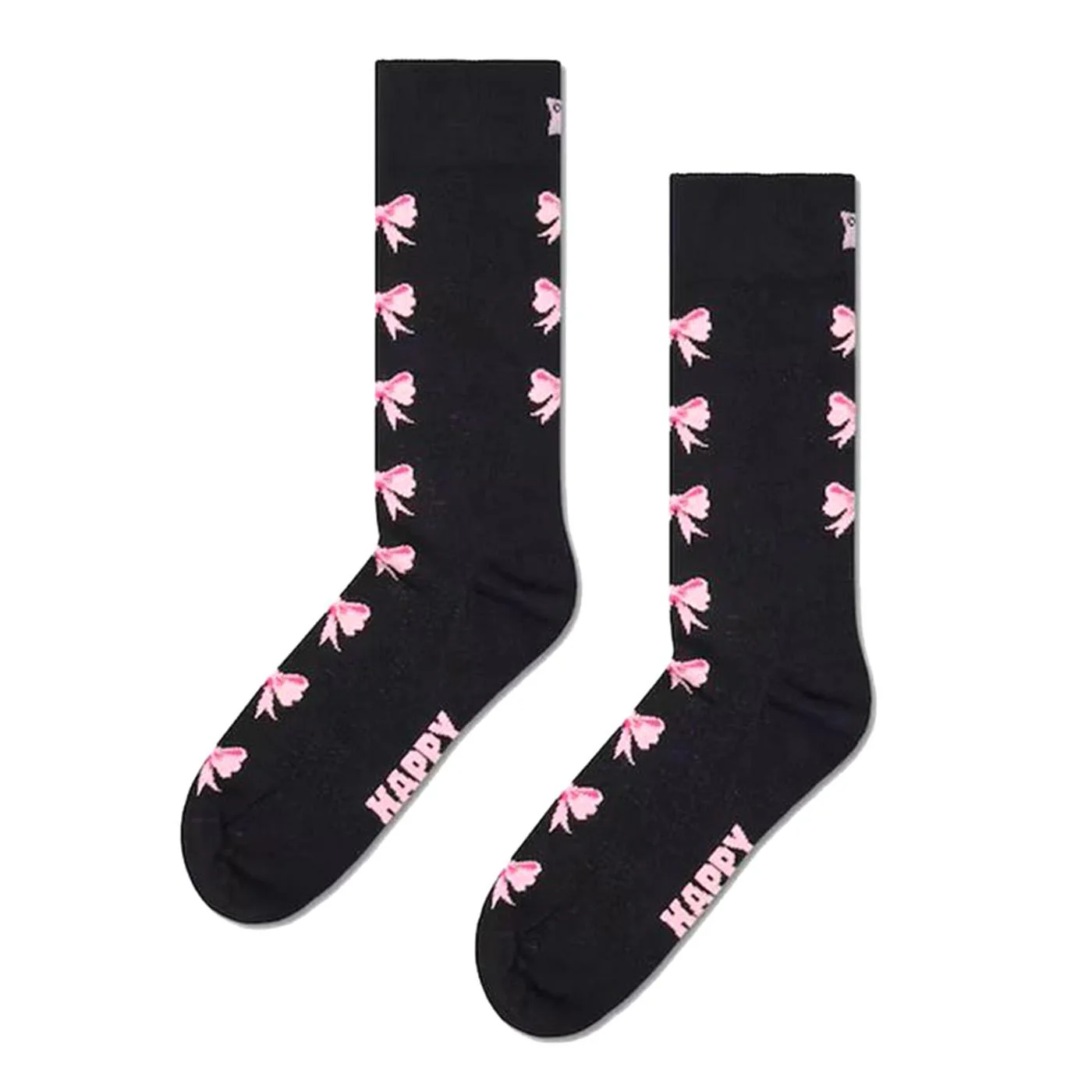 Bow Sock - Black Socks HAPPY SOCKS ACCESSORIES