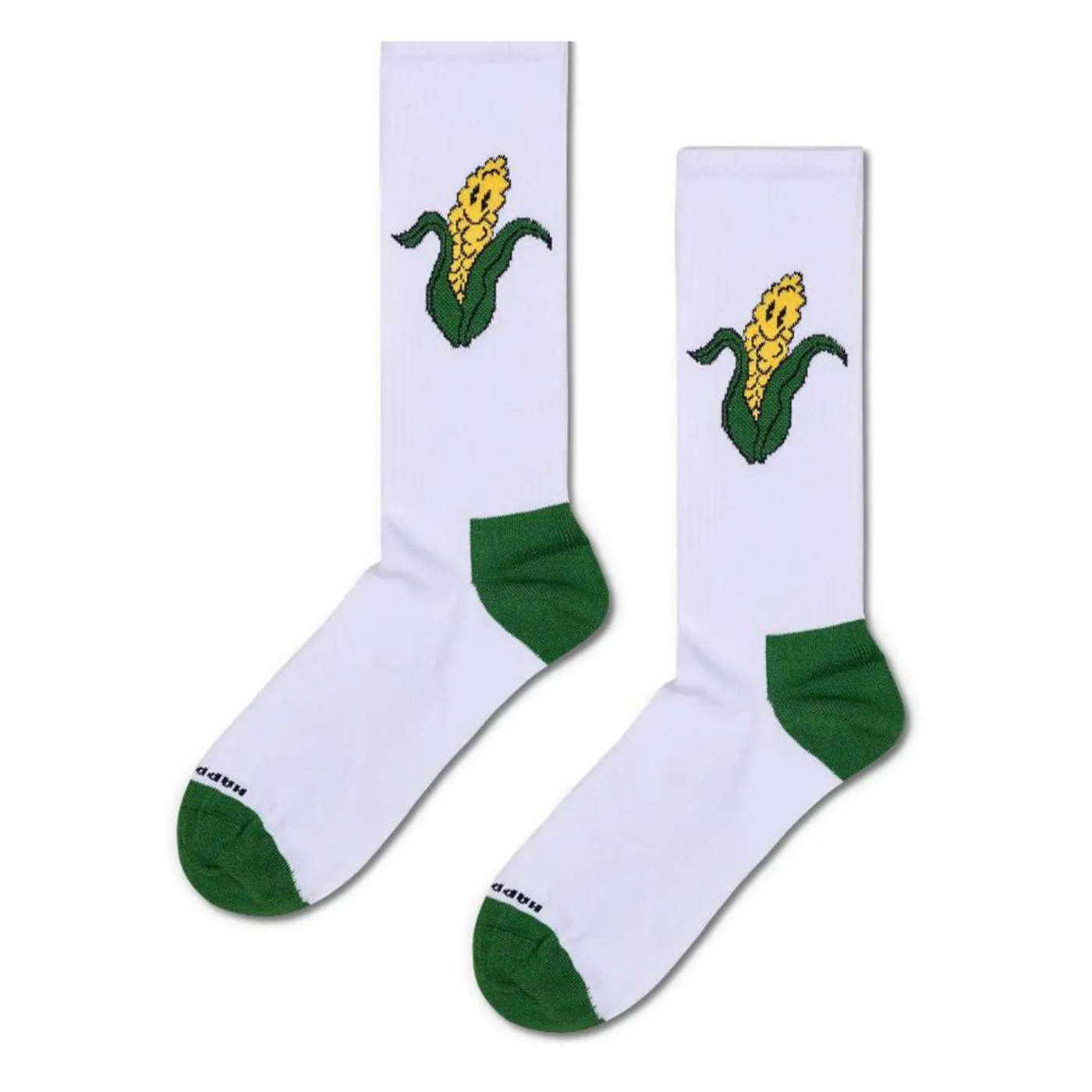 Corn Sneaker Sock White - Unisex White Socks HAPPY SOCKS