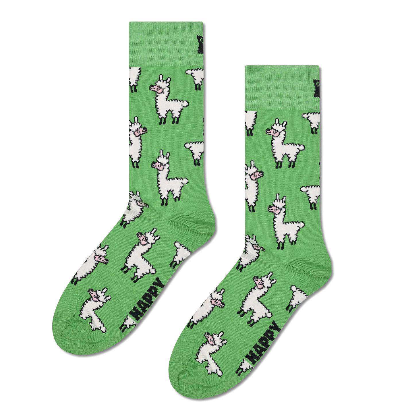 Llama Sock -- Unisex Multicolored Men's Socks HAPPY SOCKS