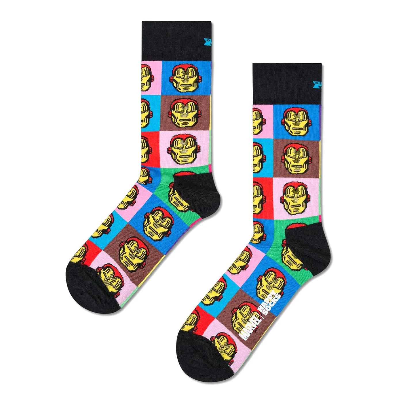 Marvel Iron Man Sock -- Unisex Multicolored Men's Socks HAPPY SOCKS