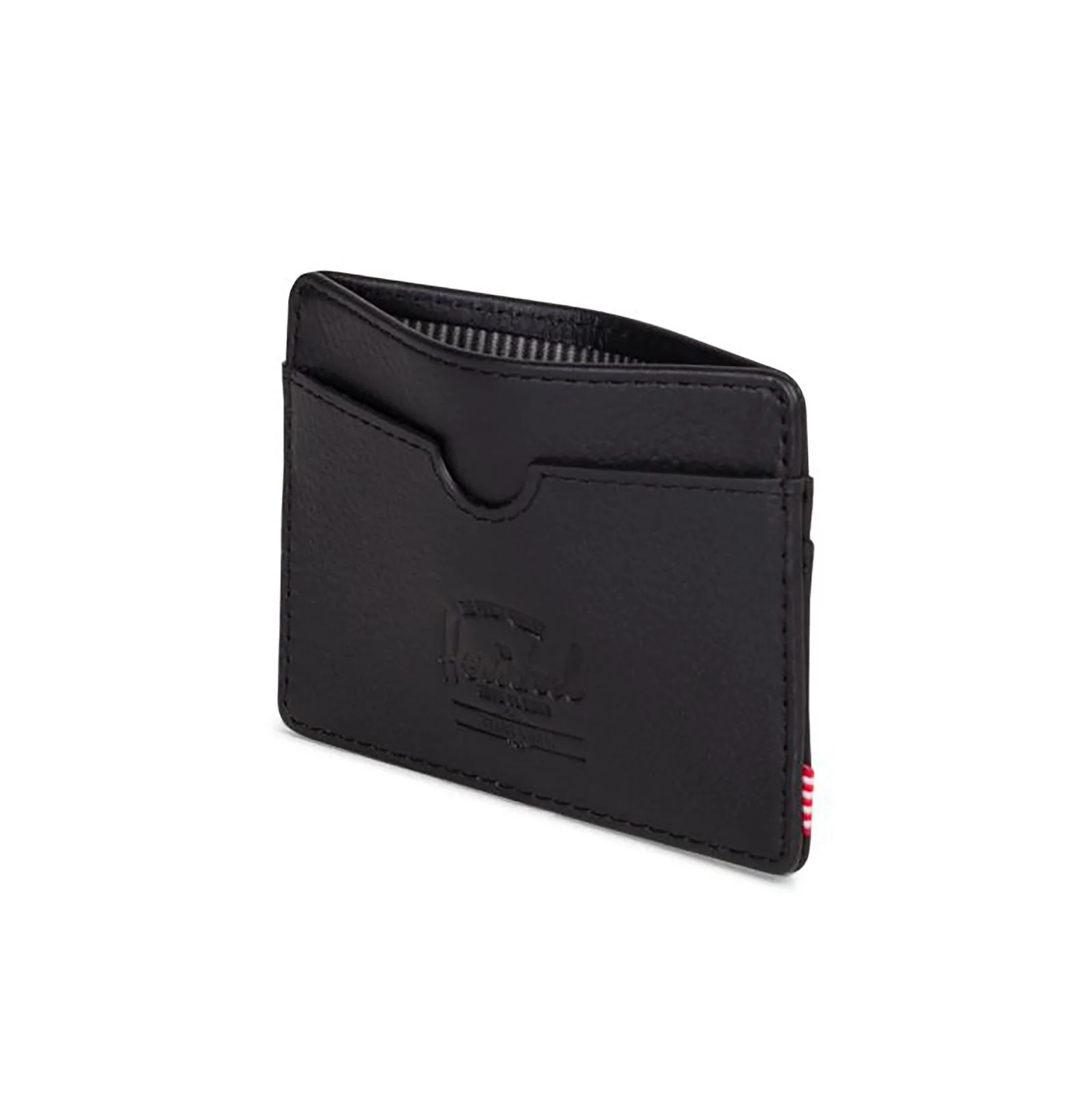 Charlie Pebbled Leather Black Wallet - Image 4