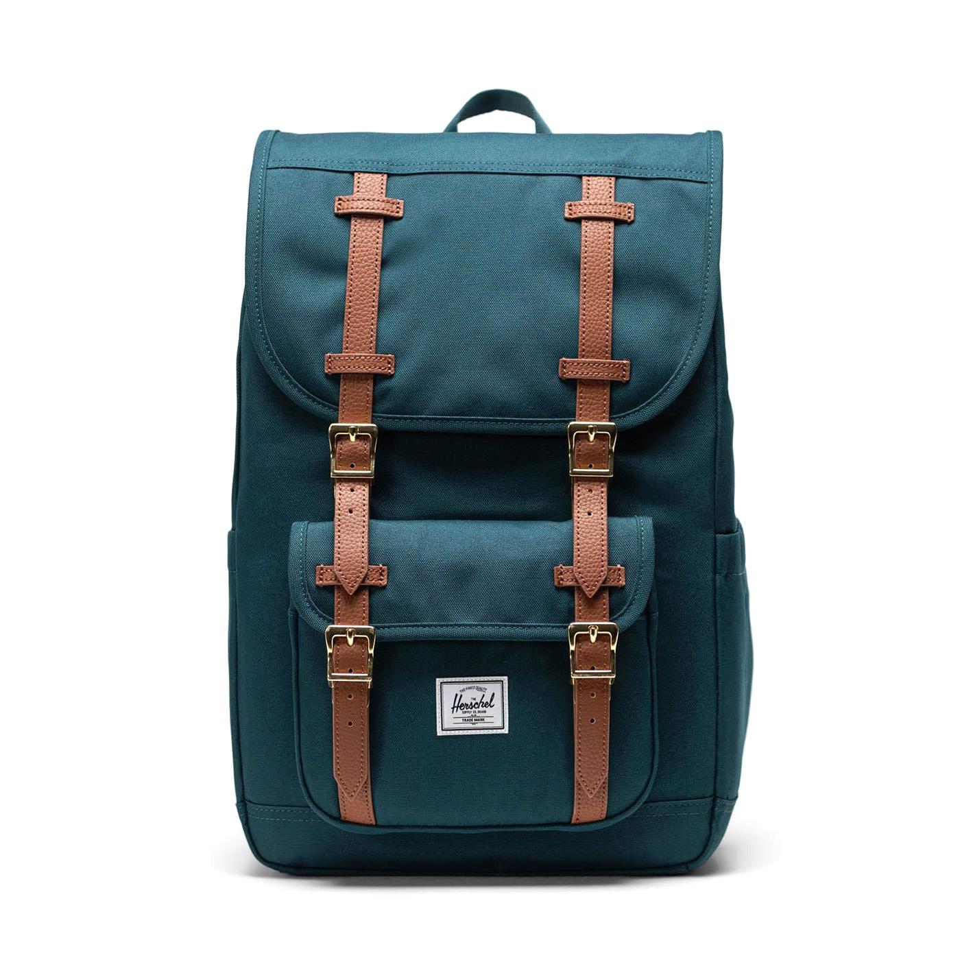 Herschel Little America Backpack Dark Sea - Green Unisex Backpack HERSCHEL