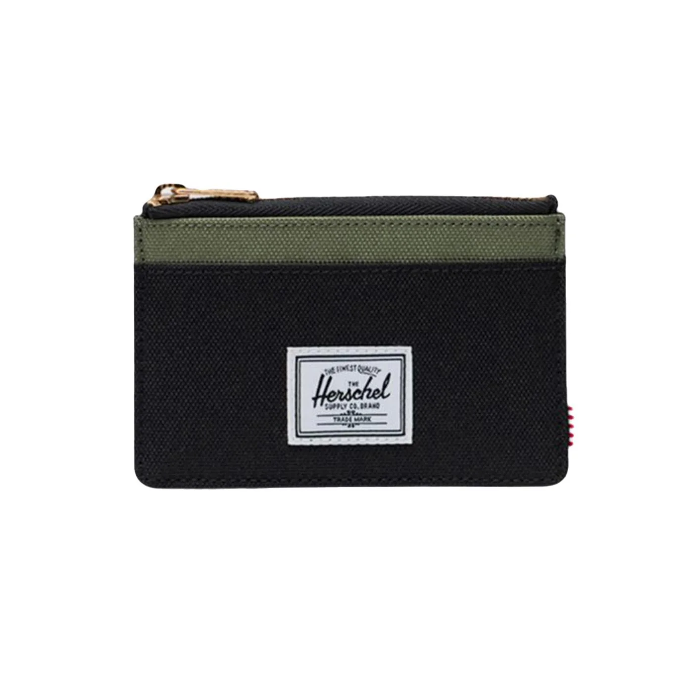 Herschel Oscar Cardholder - Black Card Holder with Zip HERSCHEL ACCESSORIES