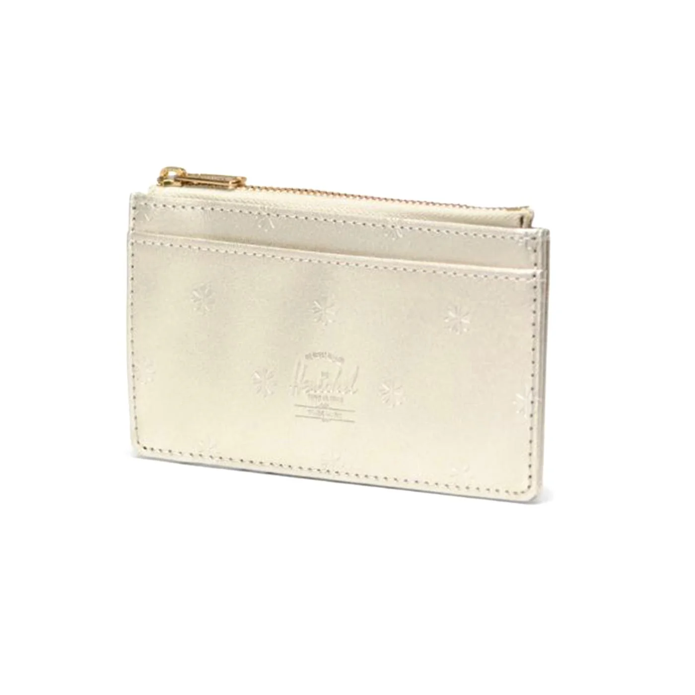 Herschel Oscar Large Cardholder Vegan Leather Champagne Metallic - Large Cardholder in Vegan Leather Beige HERSCHEL ACCESSORIES - Image 2