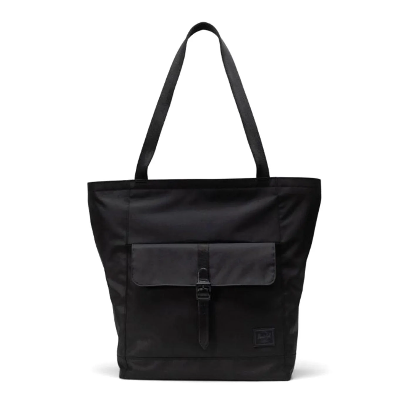 Herschel Retreat Tote Black - Black Tote Bag HERSCHEL ACCESSORIES