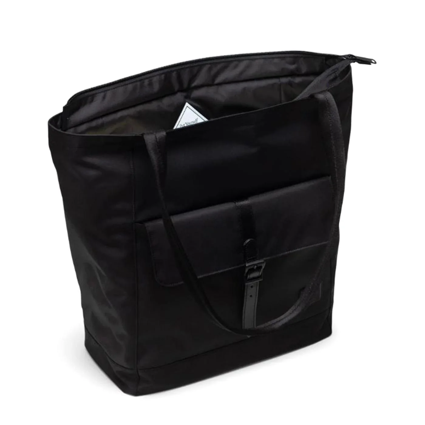 Herschel Retreat Tote Black - Black Tote Bag HERSCHEL ACCESSORIES - Image 3