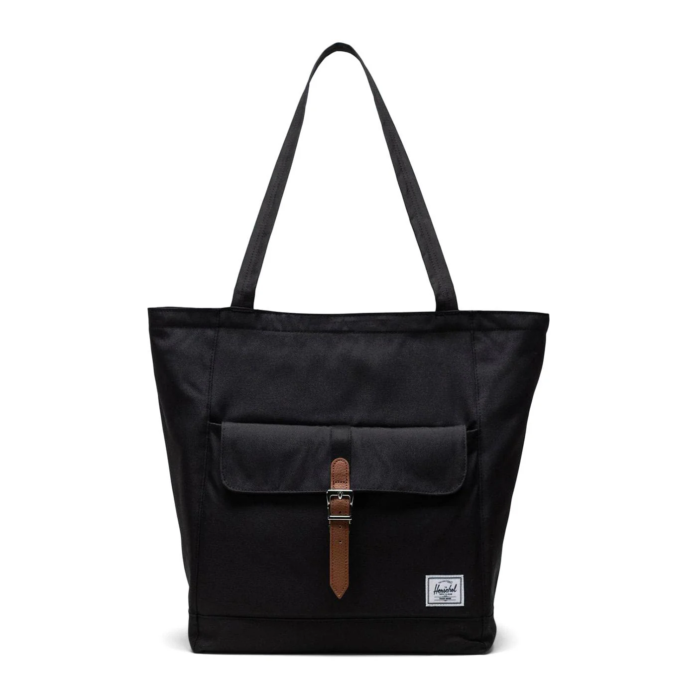 Herschel Retreat Tote Black - Unisex Black Tote Bag HERSCHEL
