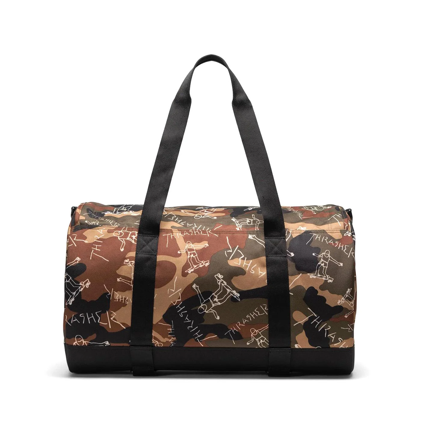 Thrasher Gonz Herschel Heritage Skate Duffle Woodland Camo - Camo Bag HERSCHEL ACCESSORIES - Image 4