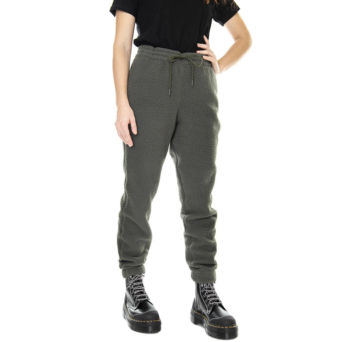 Sherpa - Women's Olive Green Casual Pants HERSCHEL