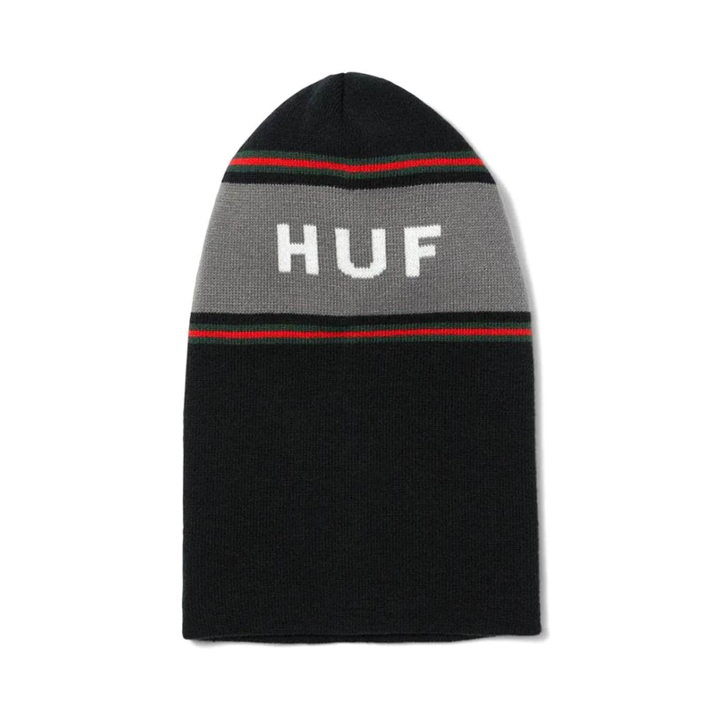 HUF Multi Rib Balaclava Black - HUF Men's Black Balaclava - Image 3