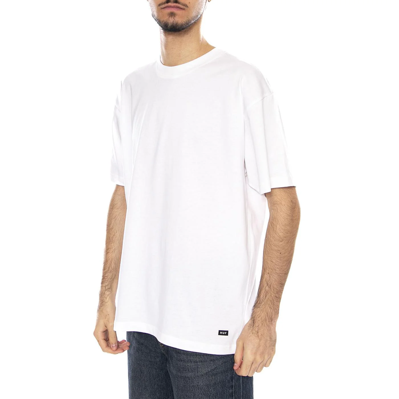 HUF Set 2 Pack T-Shirts -- White Men's T-Shirts HUF Men