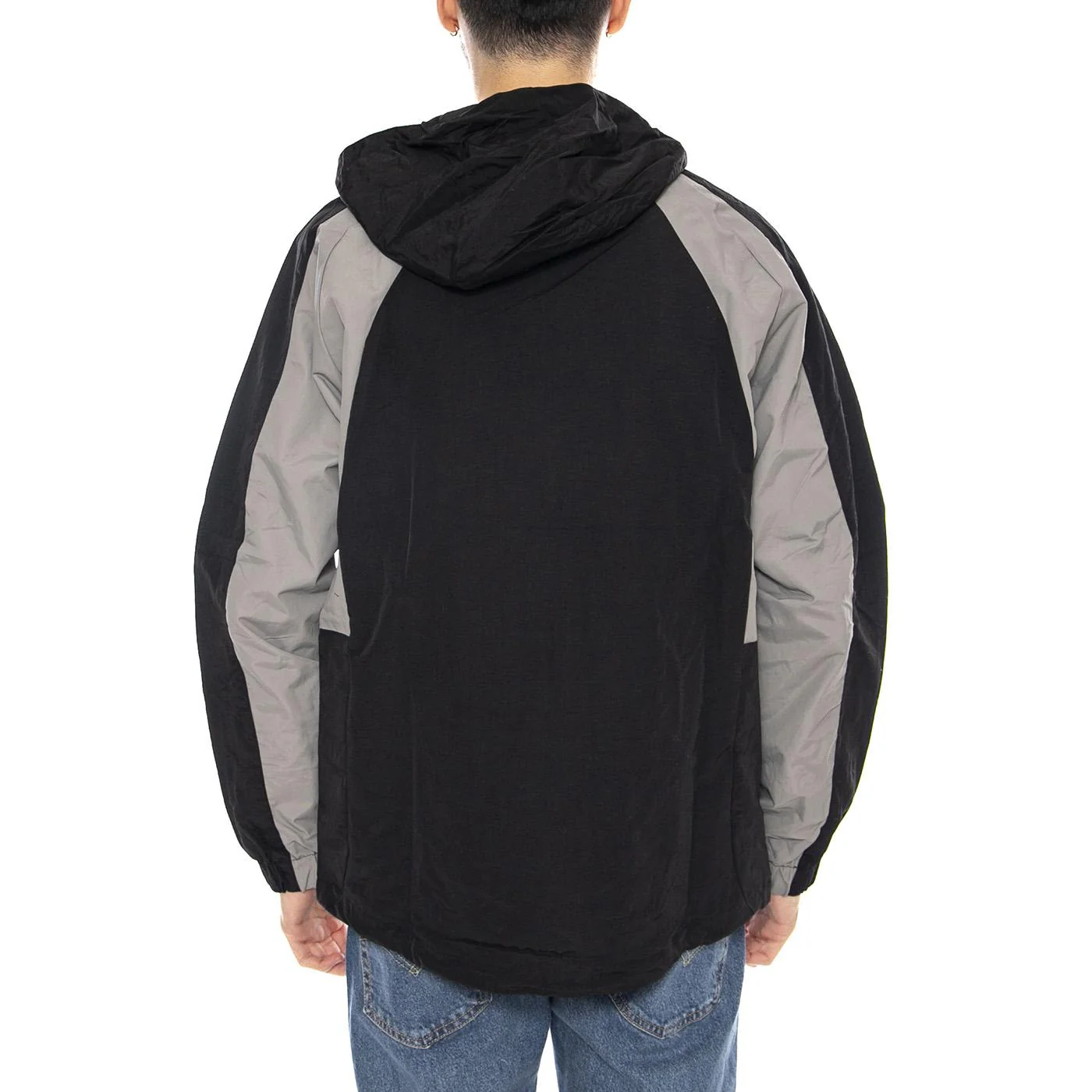 HUF Set Shell Jacket -- Men's Black Hooded Jacket HUF Men - Image 3