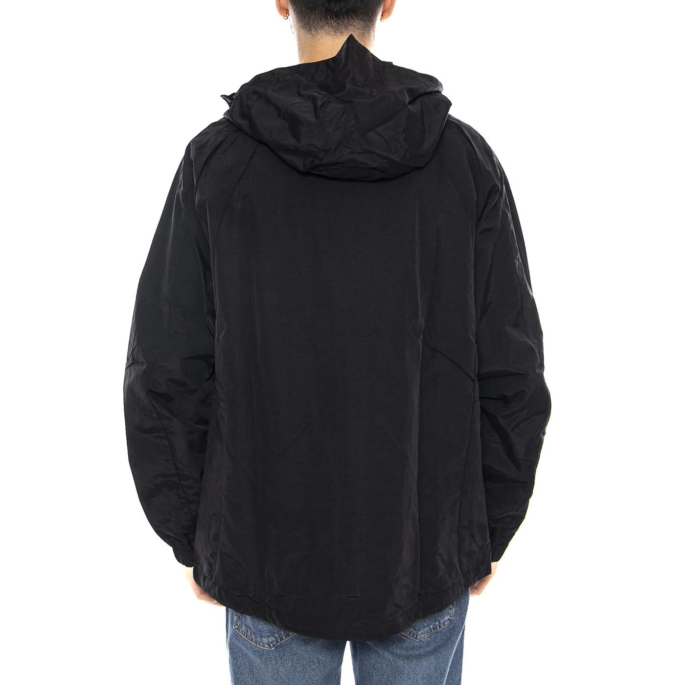 HUF Set Shell Jacket -- Men's Black Hooded Jacket HUF Men - Image 3