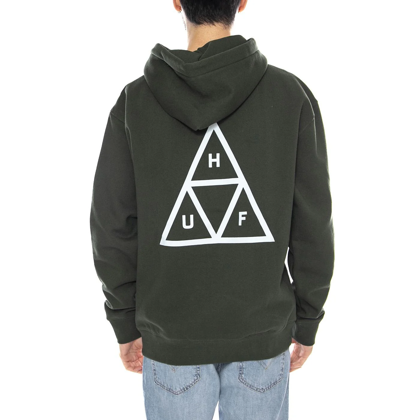 HUF Set TT P/O Hoodie -- Men's Hoodie Hunt Green Men's HUF - Image 3