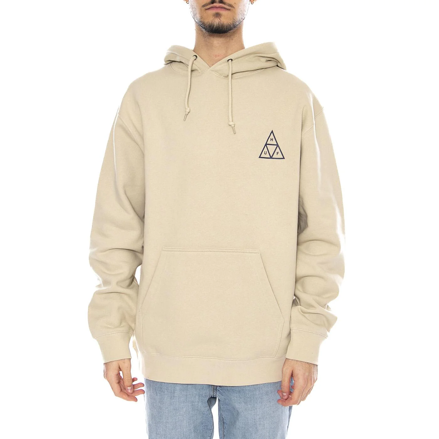 HUF Set TT P/O Hoodie -- Men's Hoodie Stone Beige Men's HUF - Image 2