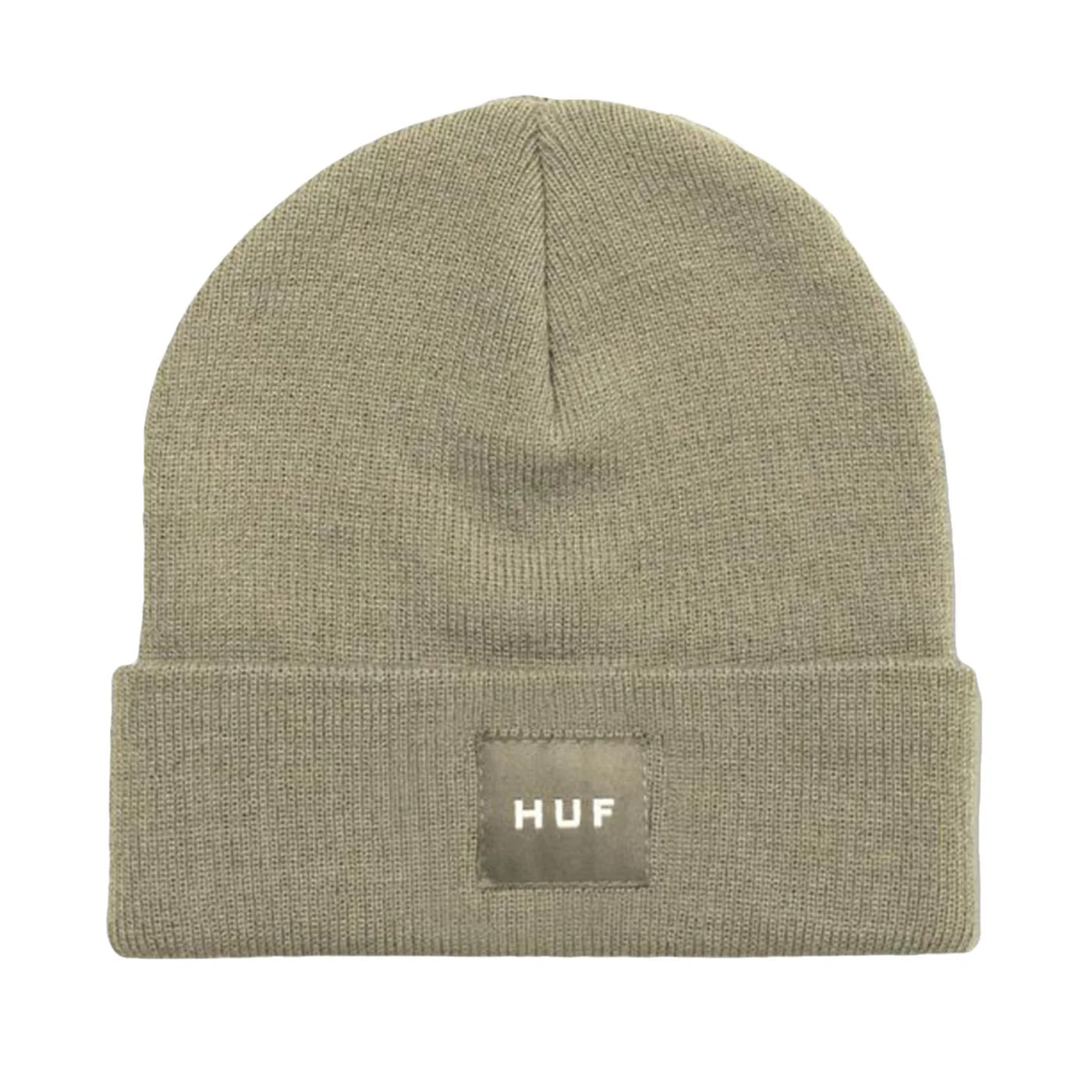 Set Box Beanie Putty Green - Green Knit Hat HUF ACCESSORIES