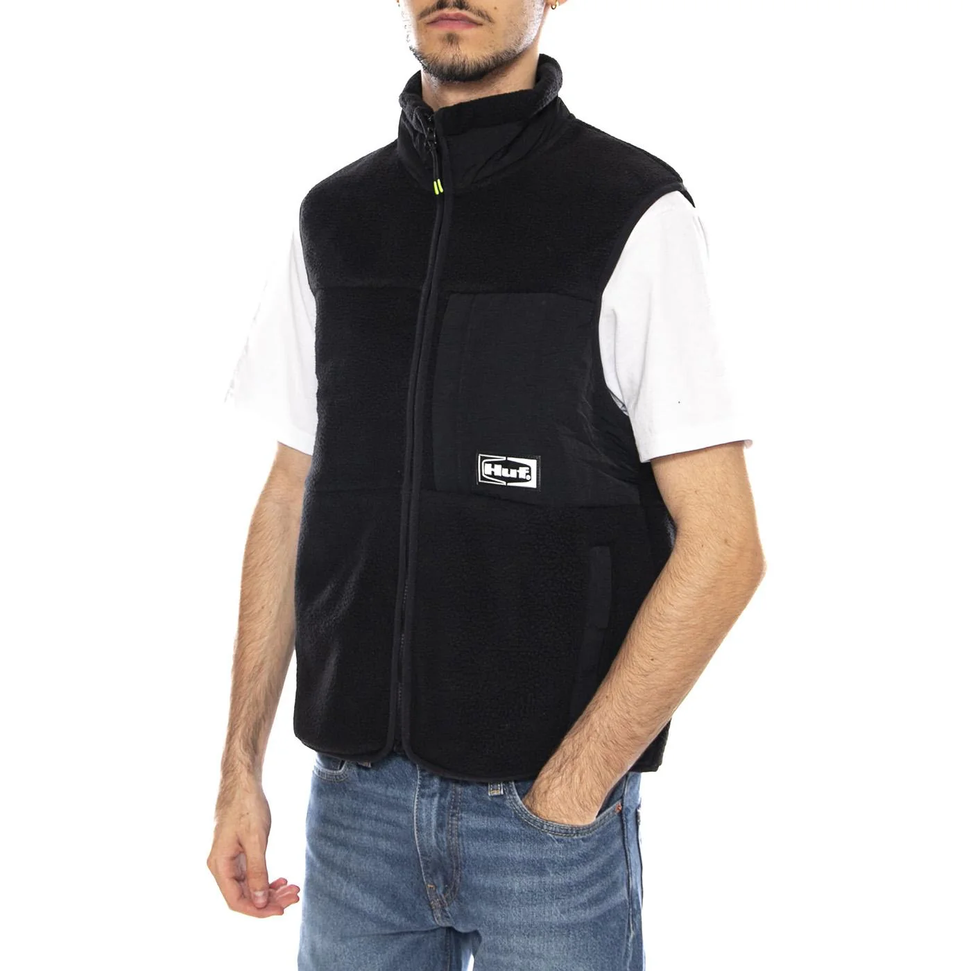 Sonoma High Pile Vest -- Gilet Uomo Nero Uomo HUF