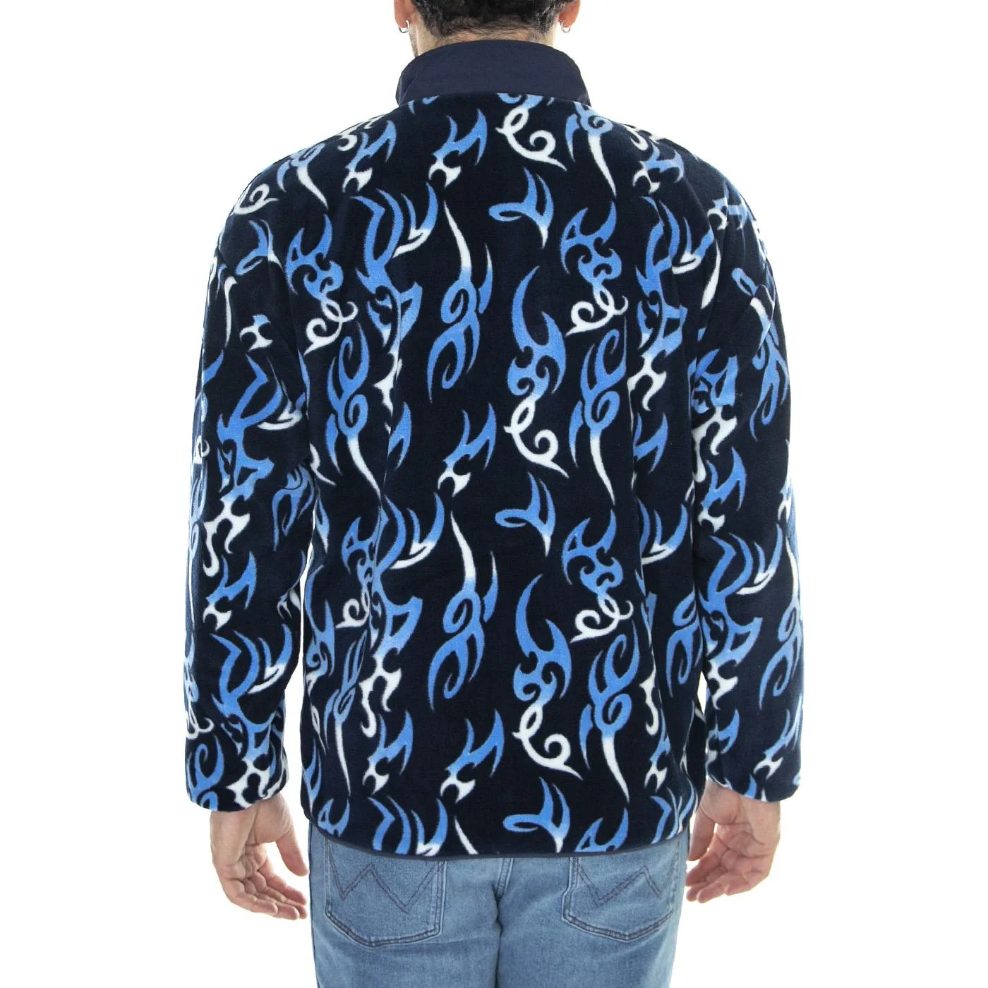 Static Polar Fleece Navy Sweat - Image 3