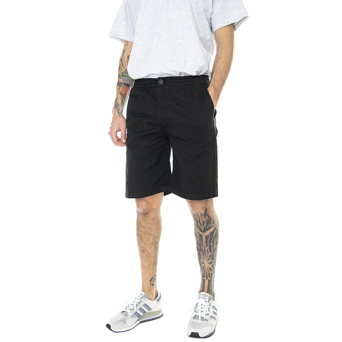 Joggers - Men's Black Bermuda Shorts - IUTER Men