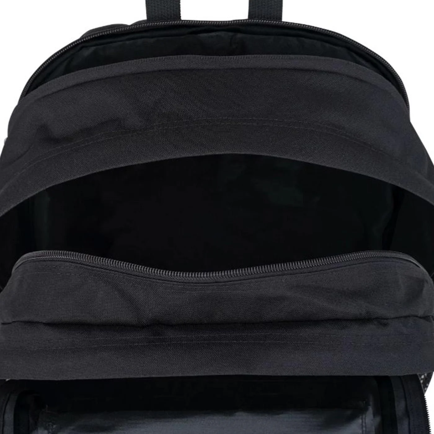 Main Campus Black -- JANSPORT Unisex Black Backpack - Image 5