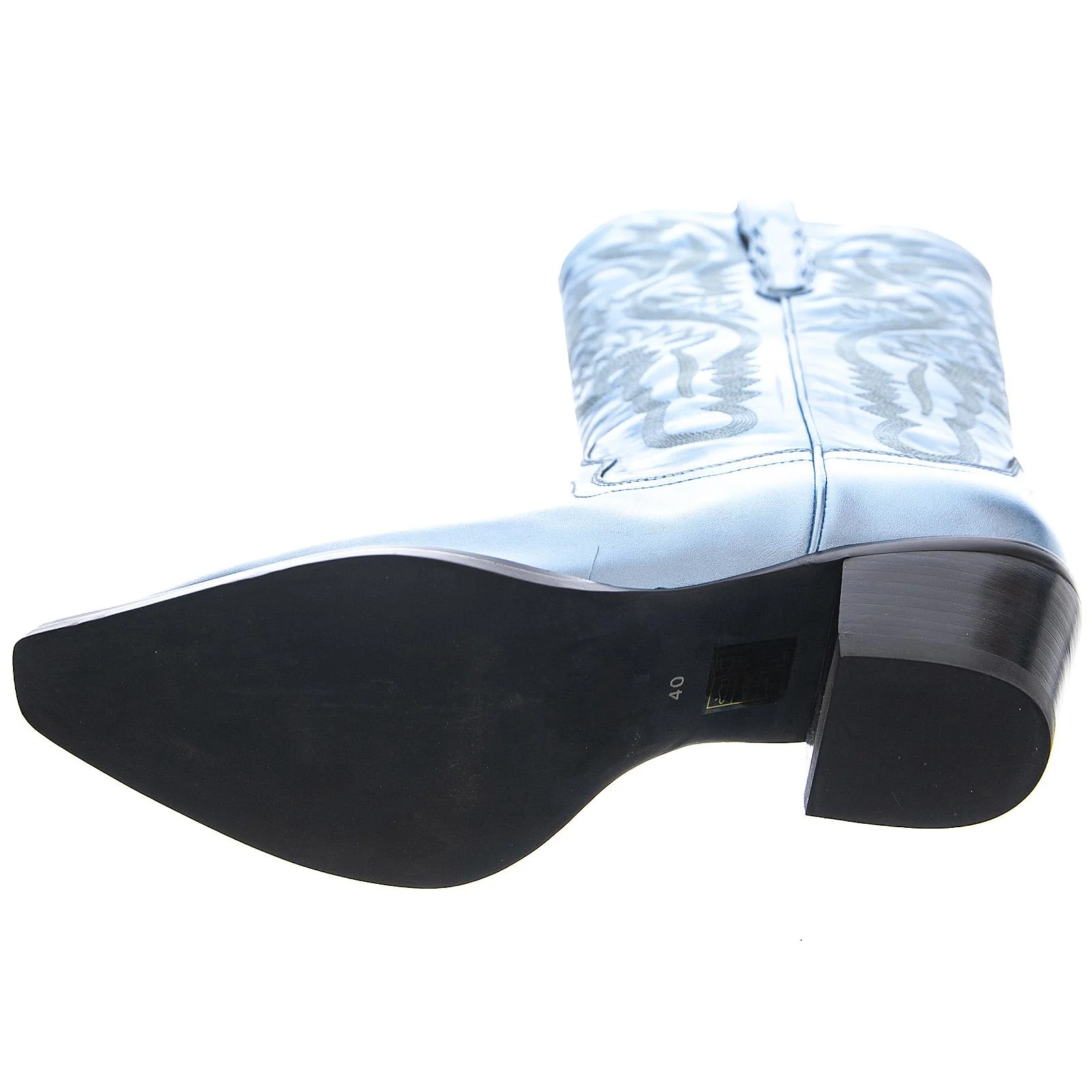 Dagget - Women's Blue Mid-Profile Ankle Boots JEFFREY CAMPBELL - Image 5