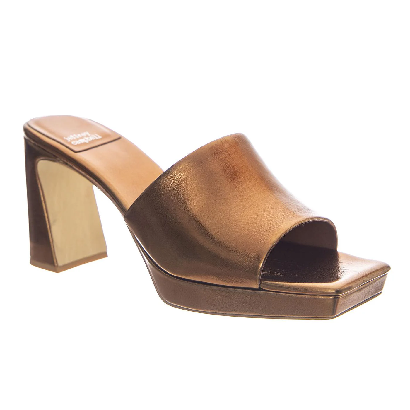 DRESS-CODE Light Bronze Metallic - Women's Sandals Gold Women JEFFREY CAMPBELL - Image 2
