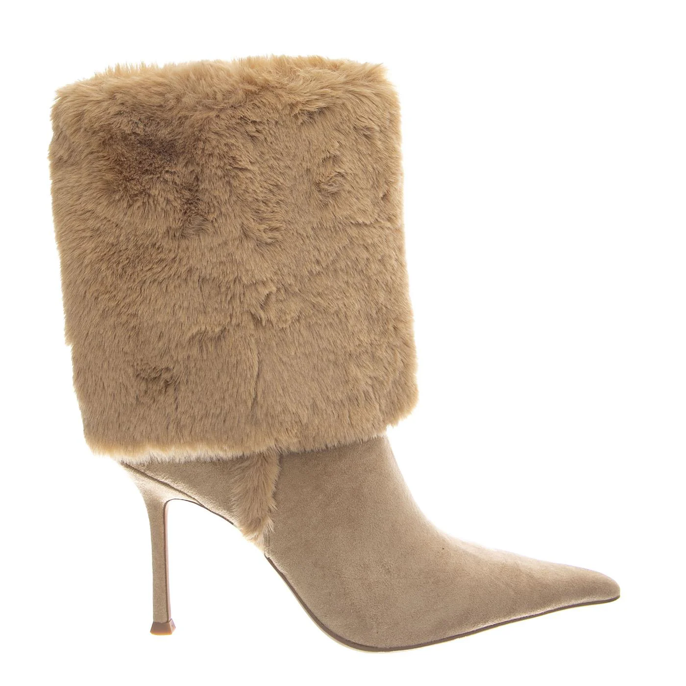 FENNEC-F Beige Suede - Women's Beige Sandals by JEFFREY CAMPBELL