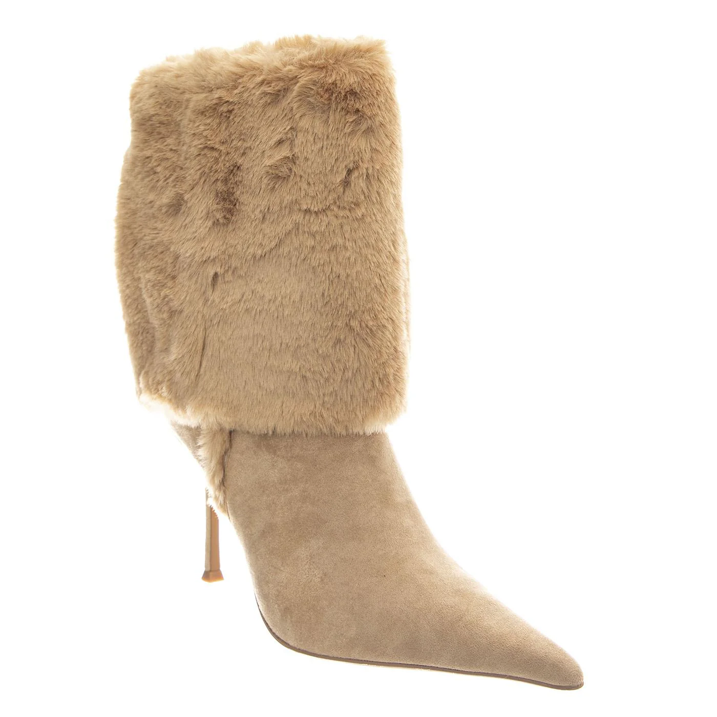 FENNEC-F Beige Suede - Women's Beige Sandals by JEFFREY CAMPBELL - Image 2