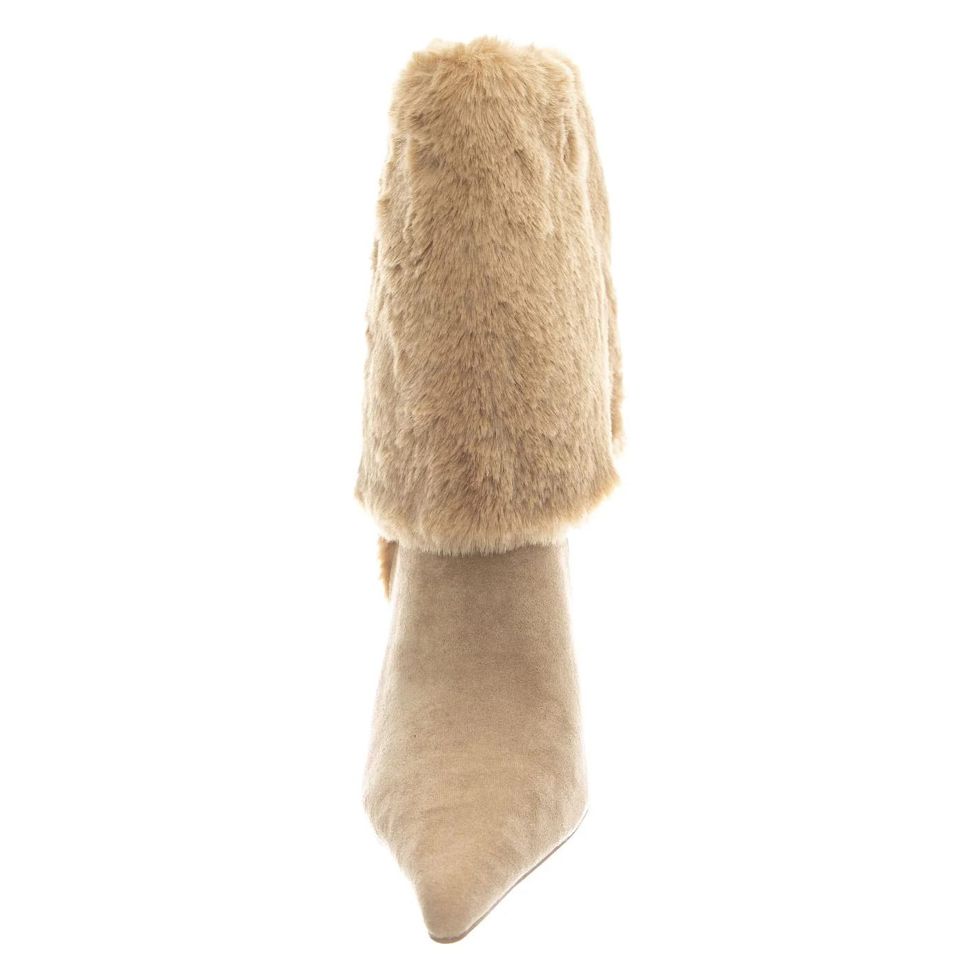 FENNEC-F Beige Suede - Women's Beige Sandals by JEFFREY CAMPBELL - Image 3