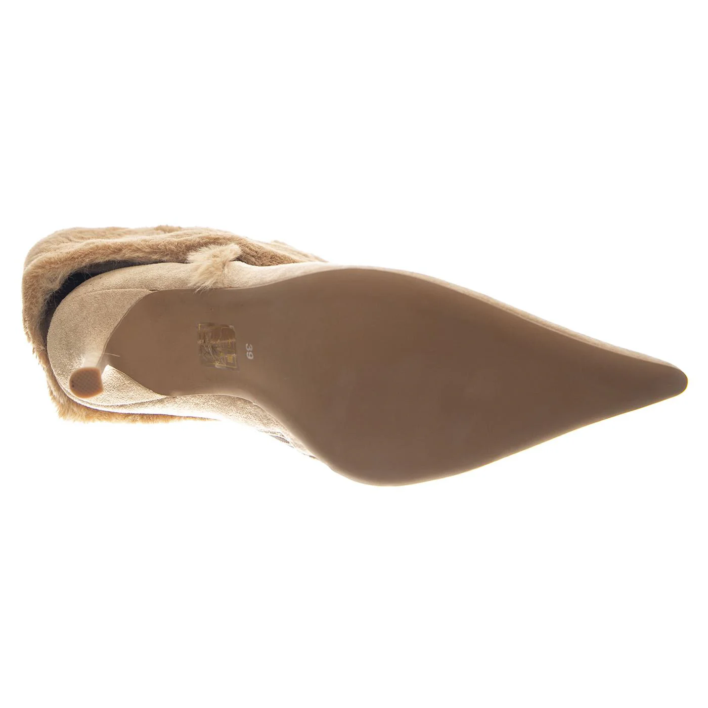 FENNEC-F Beige Suede - Women's Beige Sandals by JEFFREY CAMPBELL - Image 6