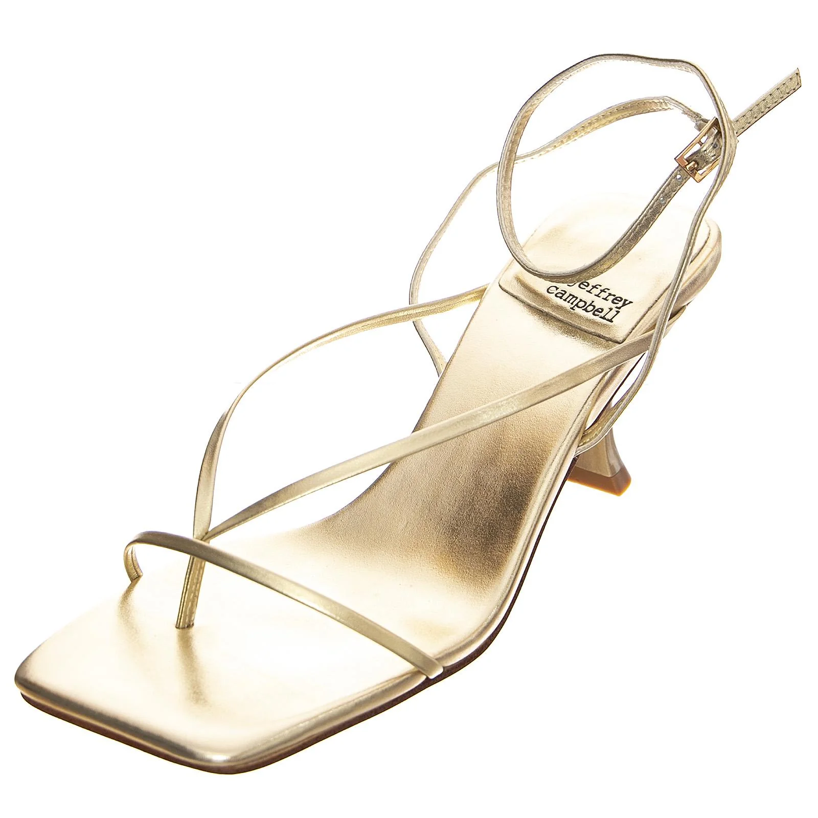 Fluxx - Women's Gold Sandals Women JEFFREY CAMPBELL