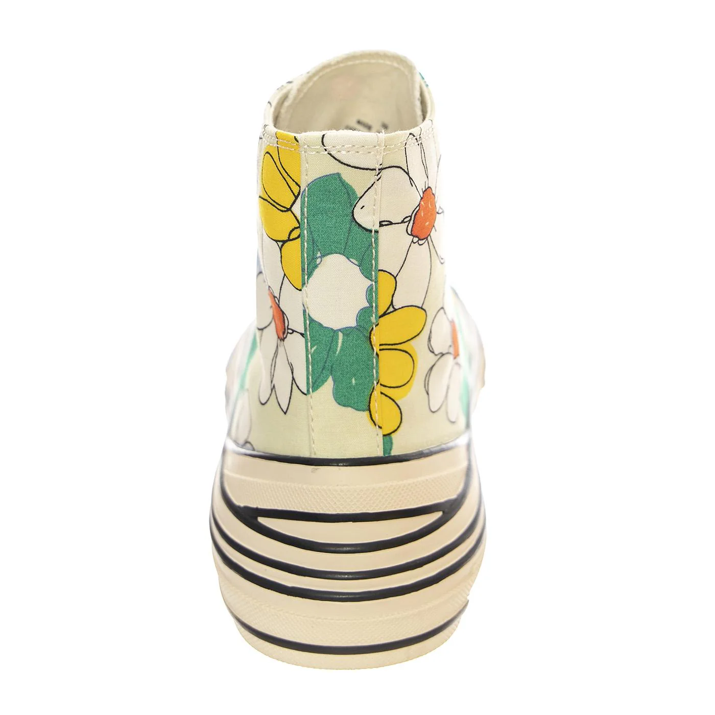 JC Play Endorphin-H Canvas Green / Yellow Multi Floral Shoes - Image 4