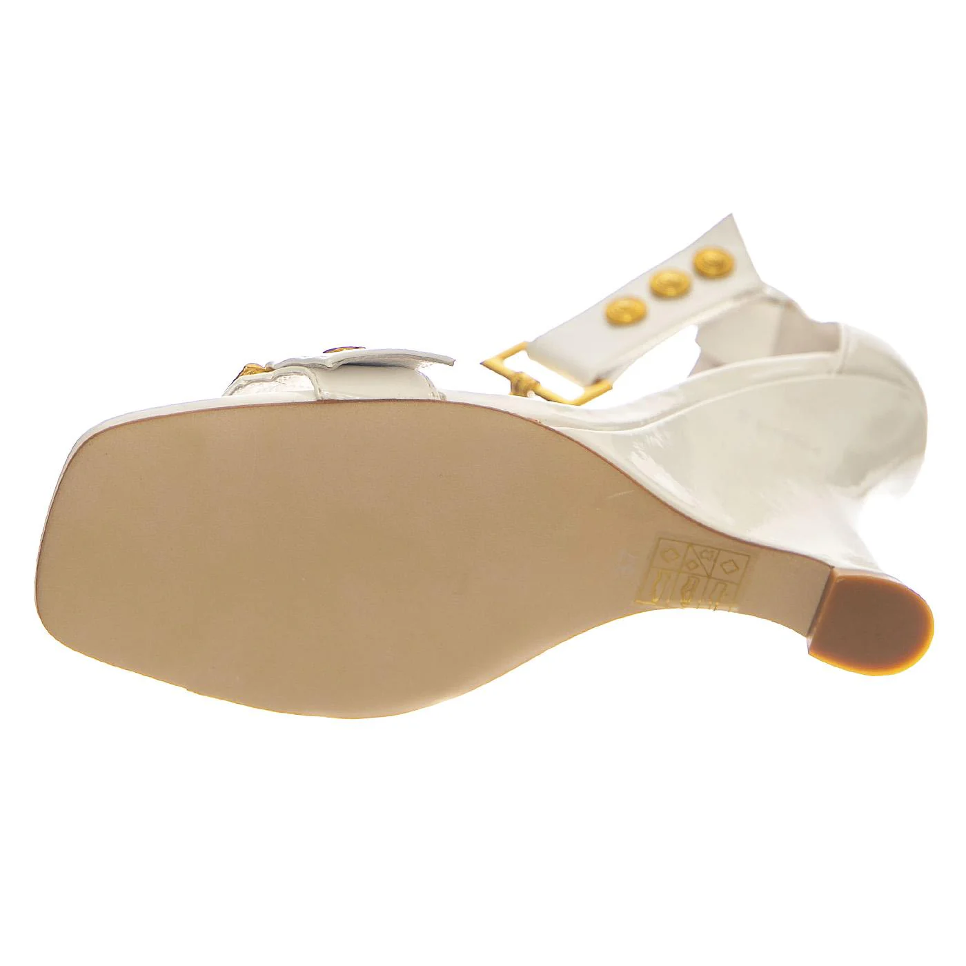 Leonite White Patent Gold - Image 5