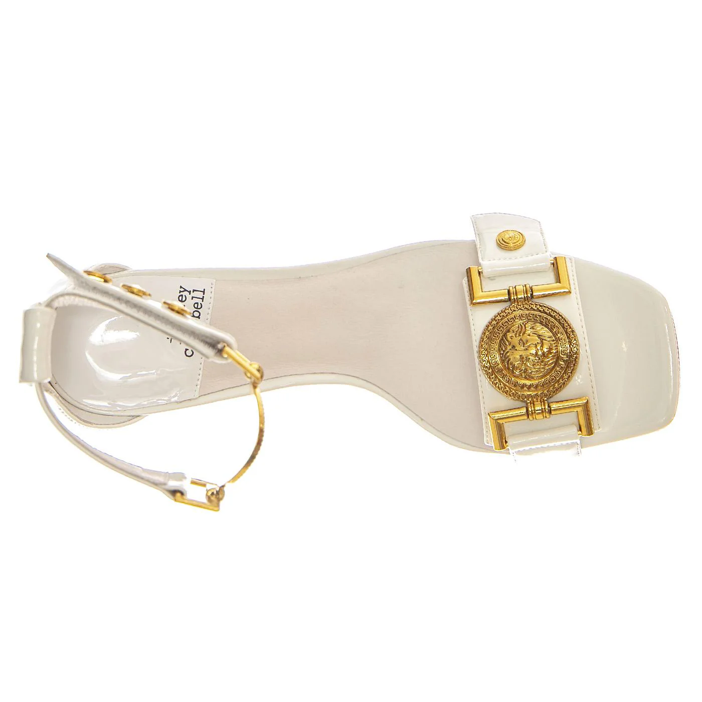 Leonite White Patent Gold - Image 6