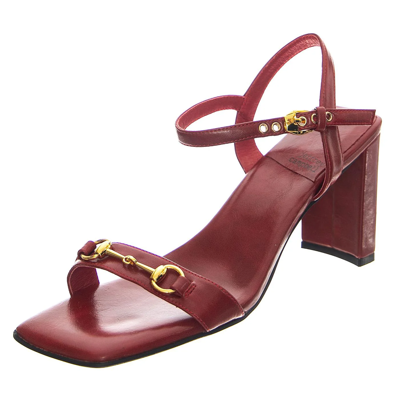 Lively Red Gold Sandals