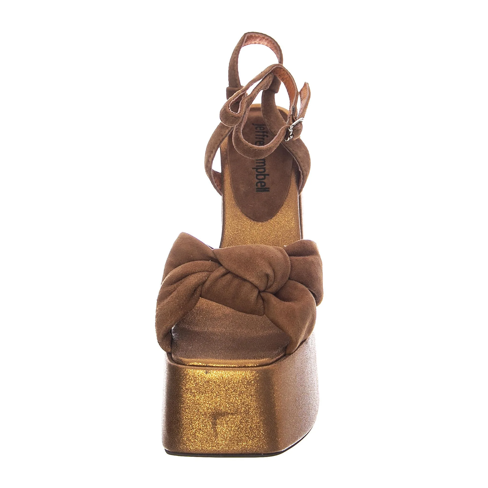 Women's Seventies Sandals - Brown - Women's Brown Sandals JEFFREY CAMPBELL - Image 3