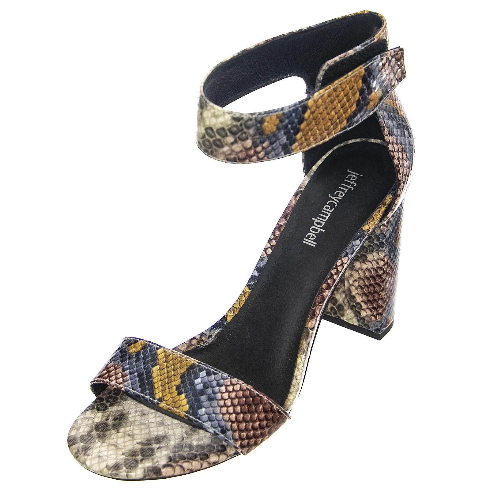 Women's Lindsay Sandals - Multicolored & Snake - Women's Snake / Multicolored Sandals JEFFREY CAMPBELL