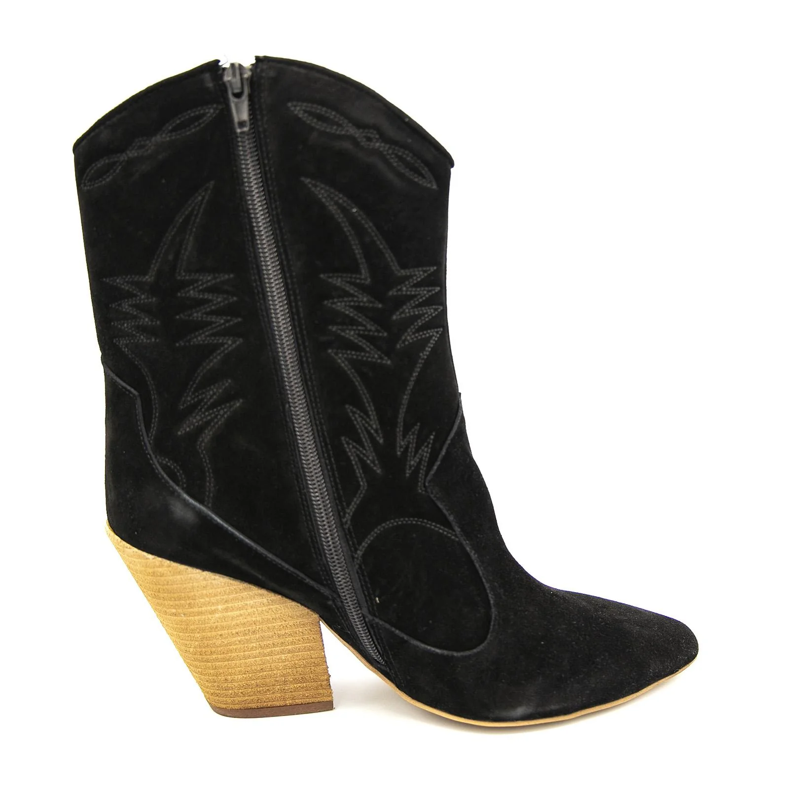 Mid Park Suede - Black - Women's Boots Women JEFFREY CAMPBELL - Image 2