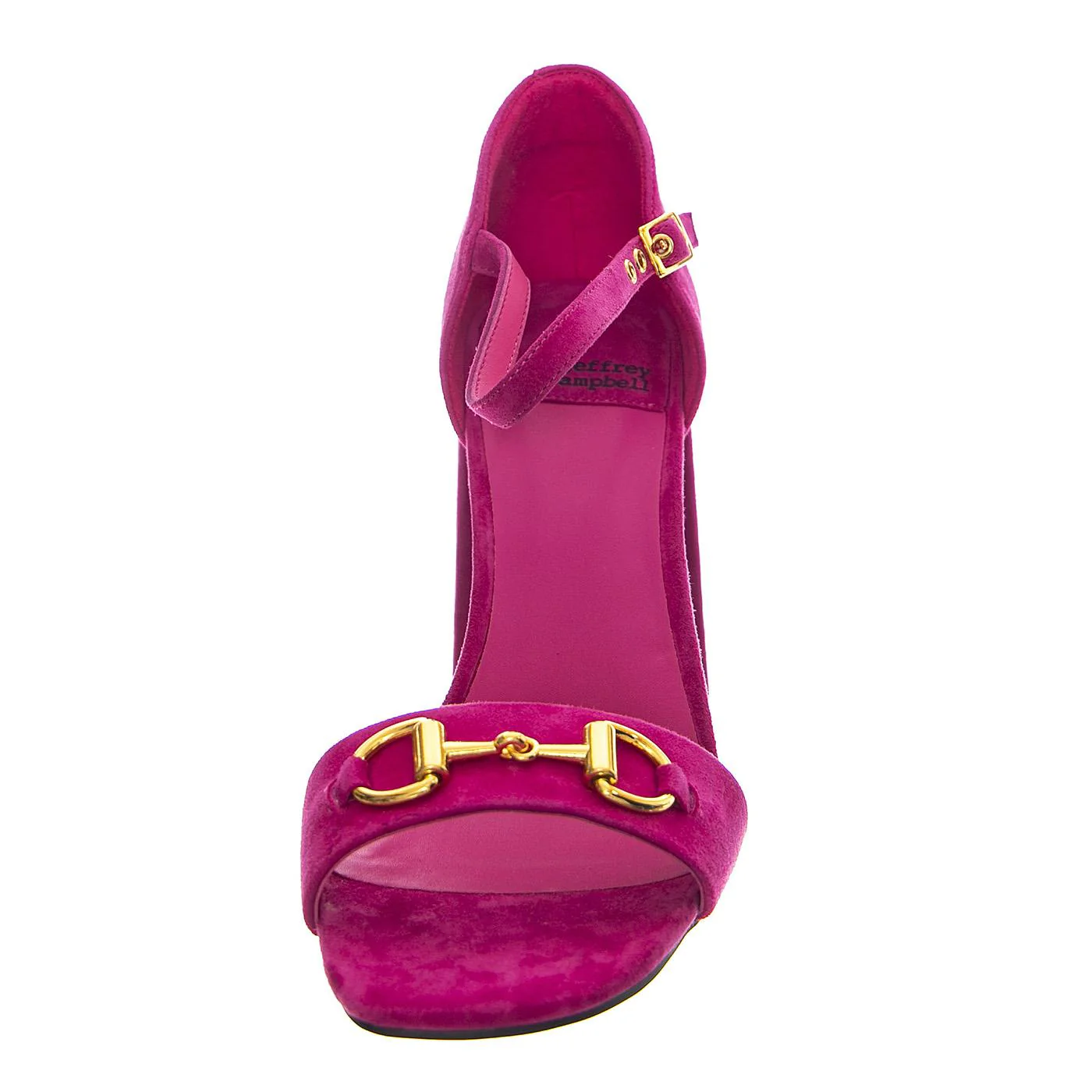 Pop-Star-B Fuchsia Gold Suede - Image 3