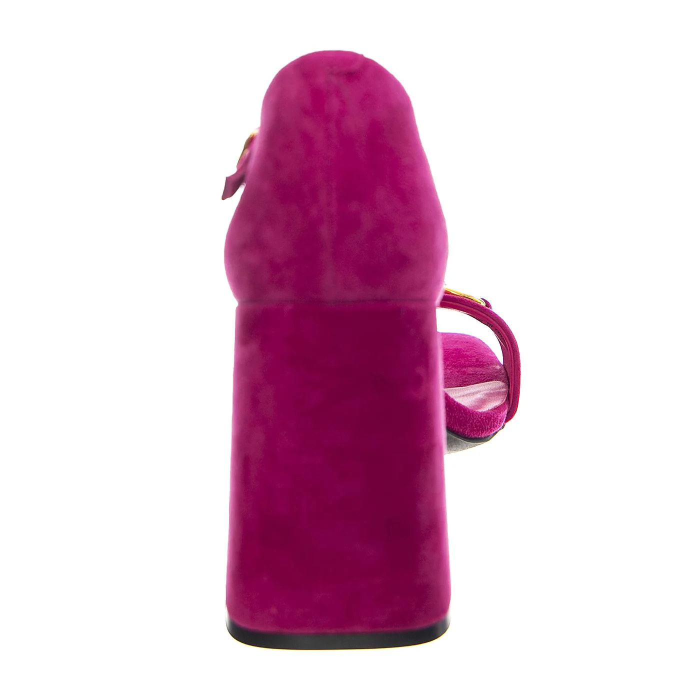 Pop-Star-B Fuchsia Gold Suede - Image 4