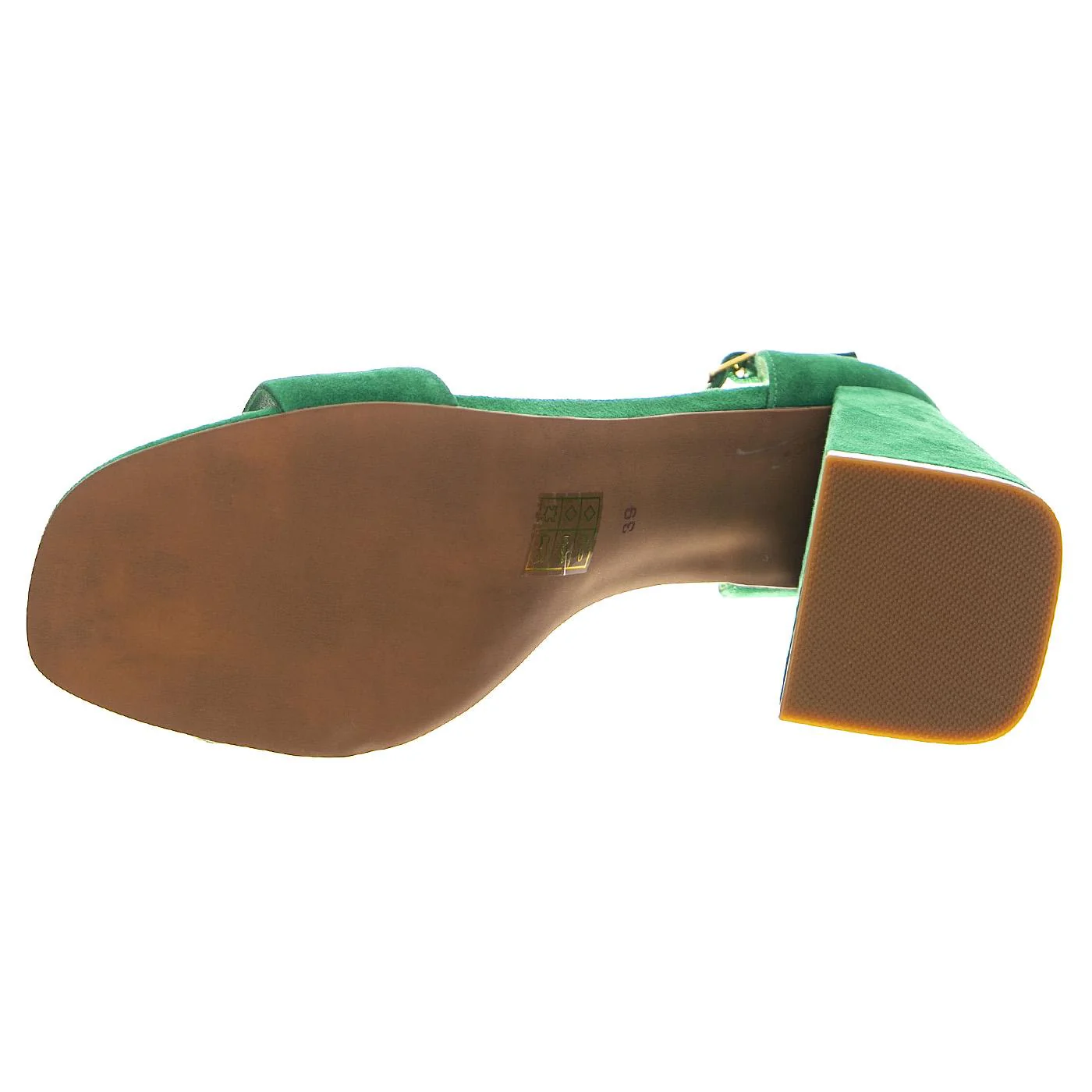 Pop-Star-B Mint Gold Suede - Image 5