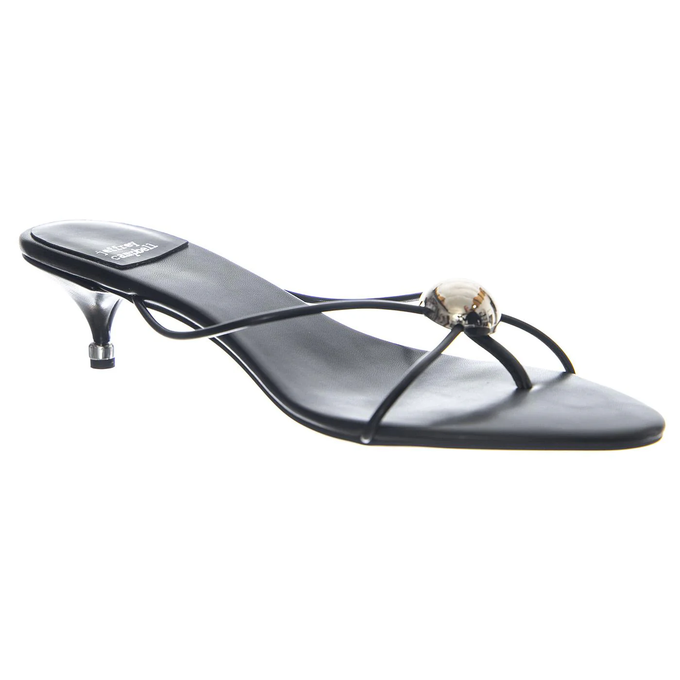 PRECIOSA Black Silver - Women's Sandals Silver Women JEFFREY CAMPBELL - Image 2