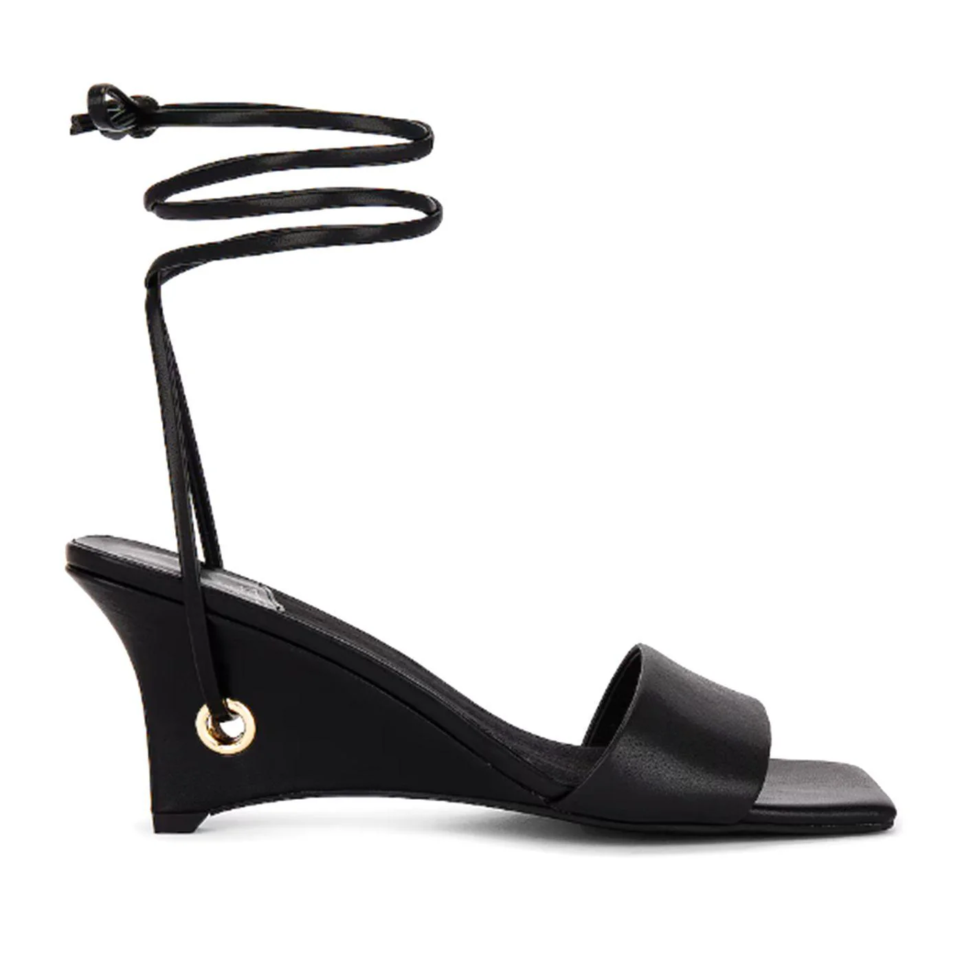READY - SANDALS - WOMEN - BLACK GOLD - Women's Black Sandals Women JEFFREY CAMPBELL