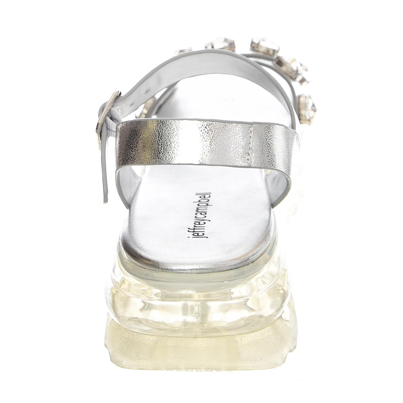 Diaries - Women's Silver Sandals Women JEFFREY CAMPBELL - Image 4