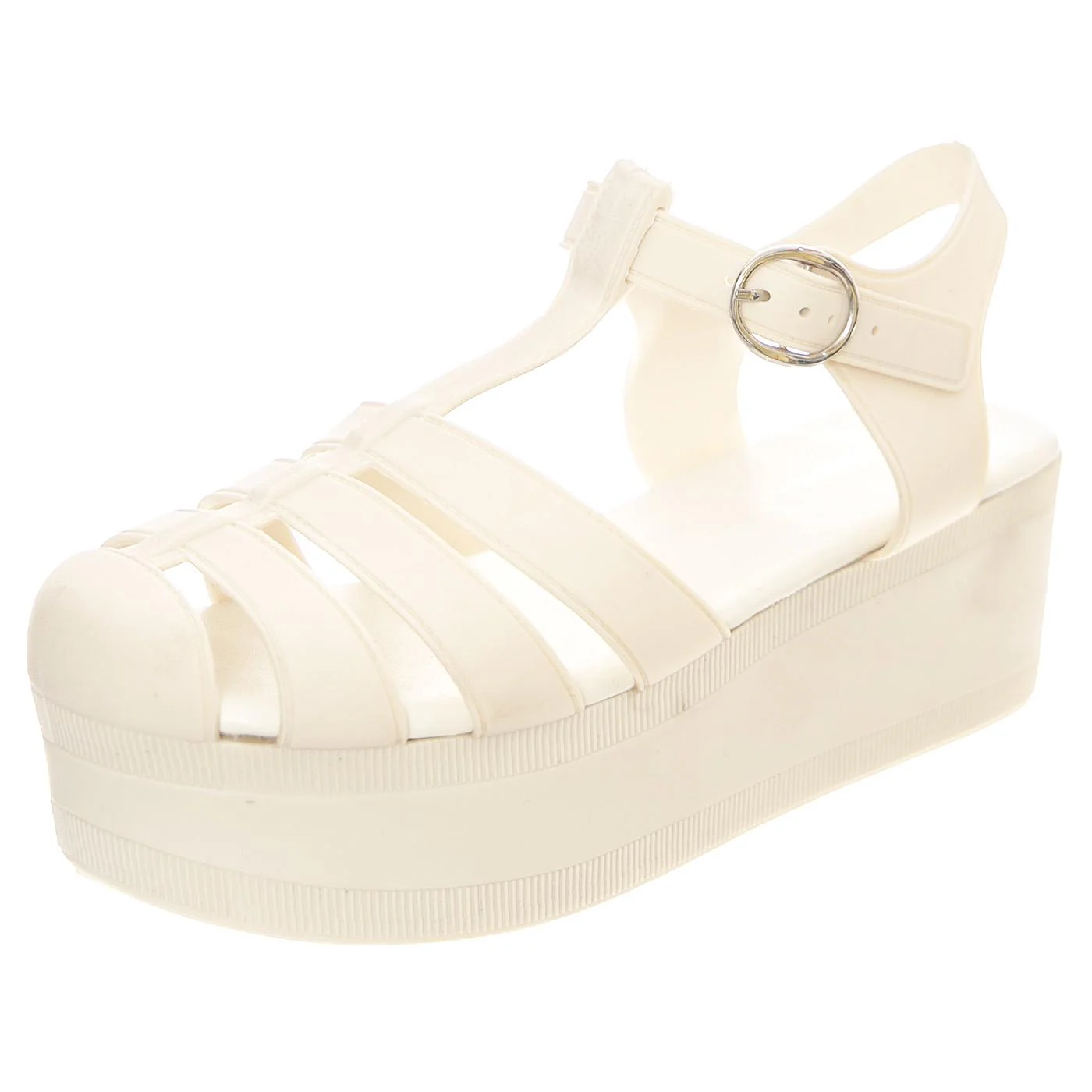 W' Candied Cream Sandals