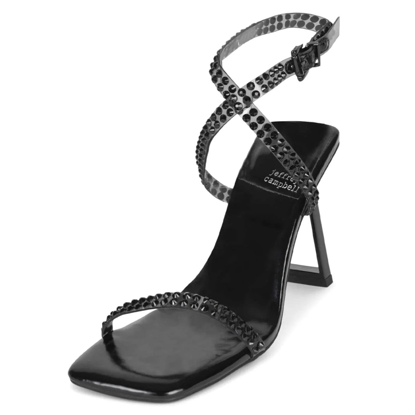 W' Favored Black - Women's Black Sandals Women JEFFREY CAMPBELL
