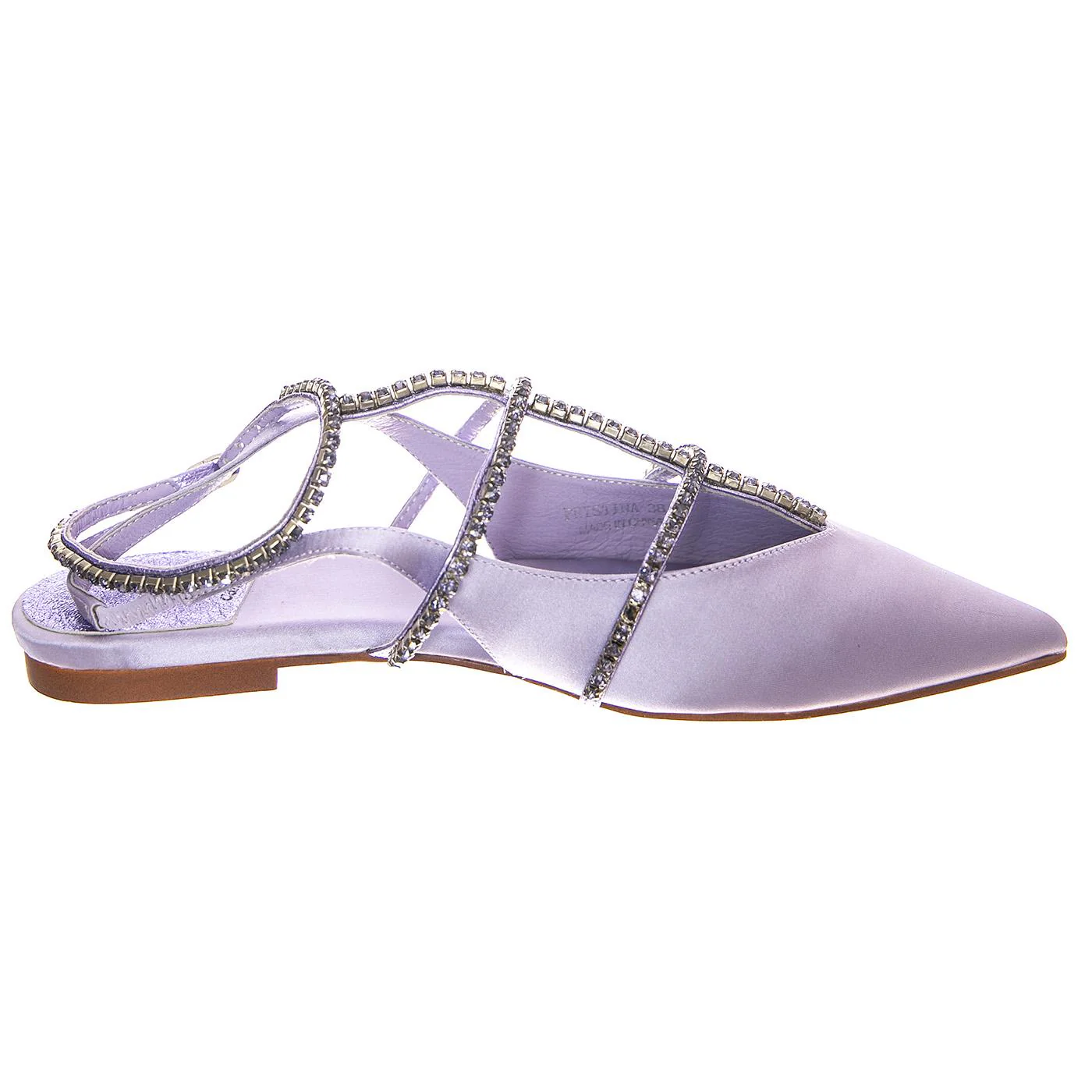 W' Pristina-Lilac Satin Combo - Lilac Women's Sandals Women JEFFREY CAMPBELL - Image 2